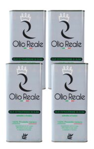 4 Lattine da 5 Litri di Olio Reale