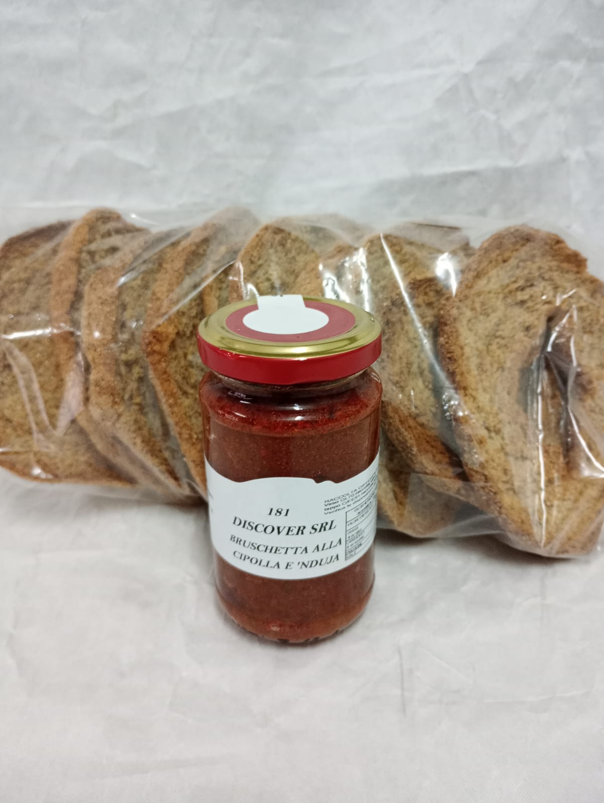 Bruschetta di cipolla e 'nduja