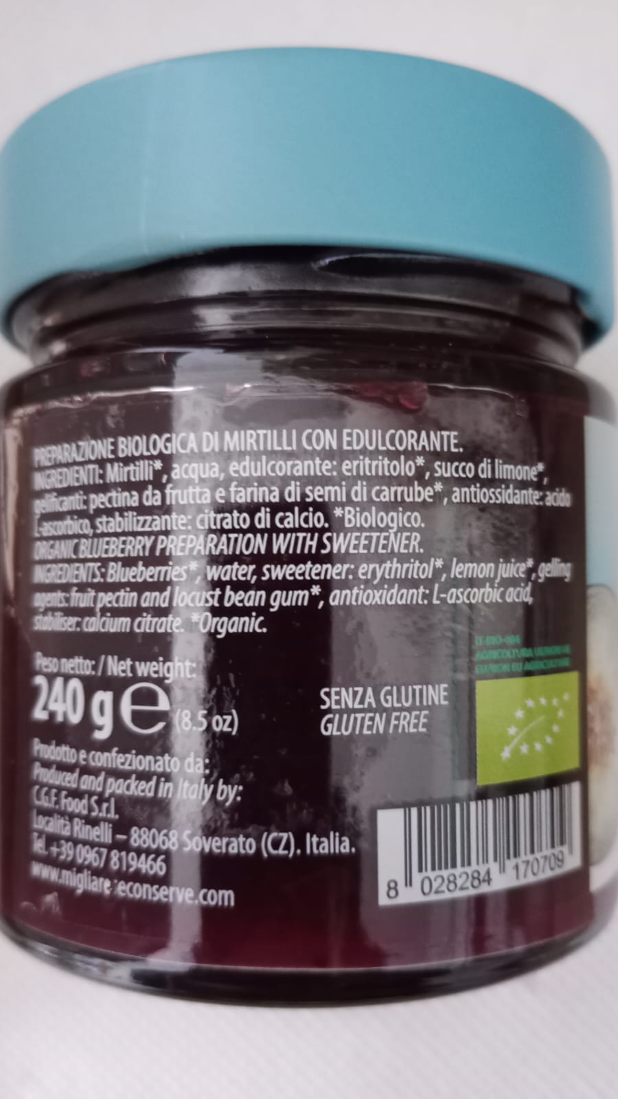 Marmellata di mirtilli